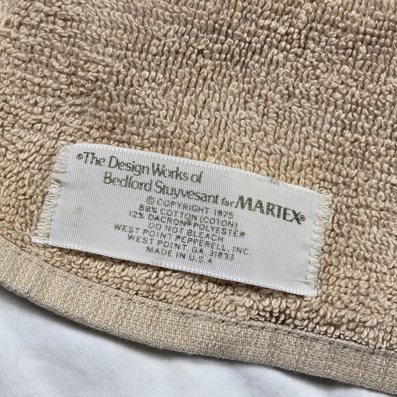 Vintage 70's The Design Works Of Bedford Stuyvesant For Martex Towel Butterfly - Picture 3 of 7